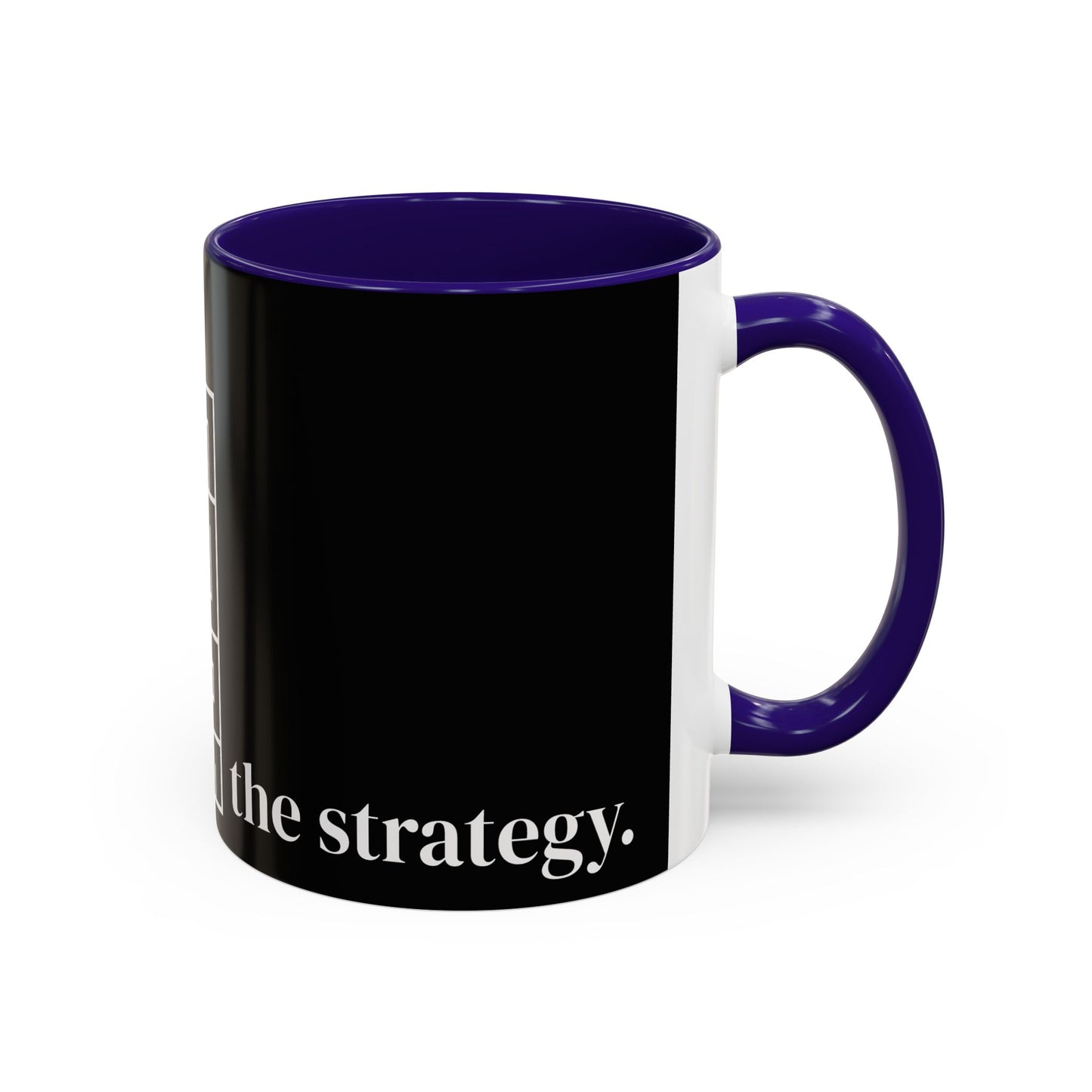 Strategy Maze Coffee Mug — 'The Strategy' Black Ceramic Mug (11oz/15oz)