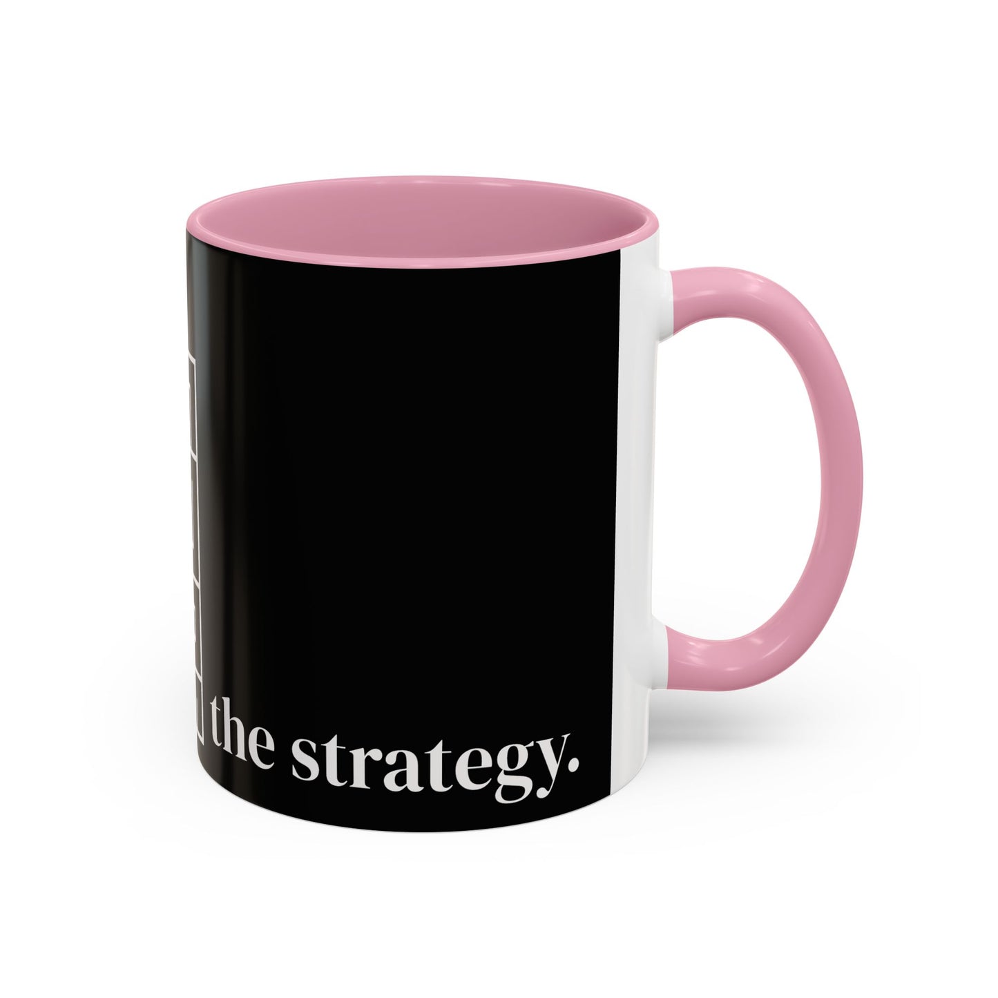 Strategy Maze Coffee Mug — 'The Strategy' Black Ceramic Mug (11oz/15oz)