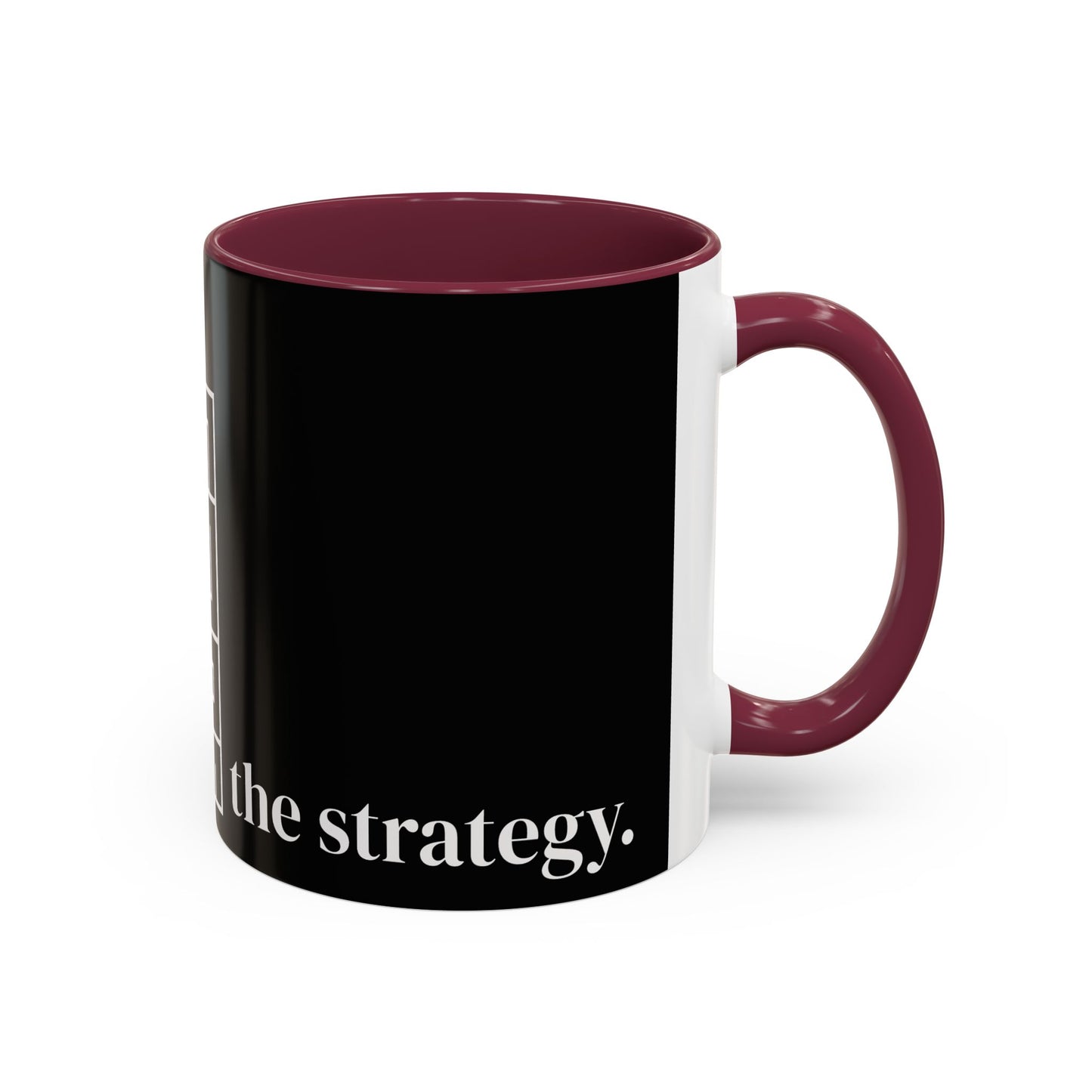 Strategy Maze Coffee Mug — 'The Strategy' Black Ceramic Mug (11oz/15oz)