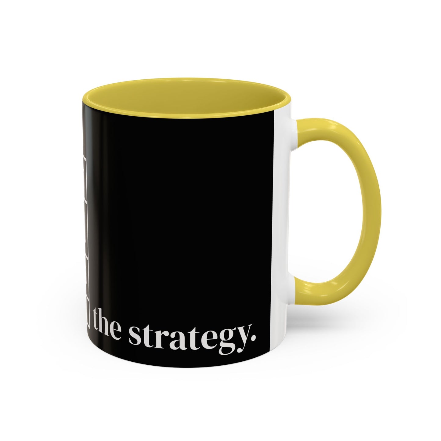 Strategy Maze Coffee Mug — 'The Strategy' Black Ceramic Mug (11oz/15oz)