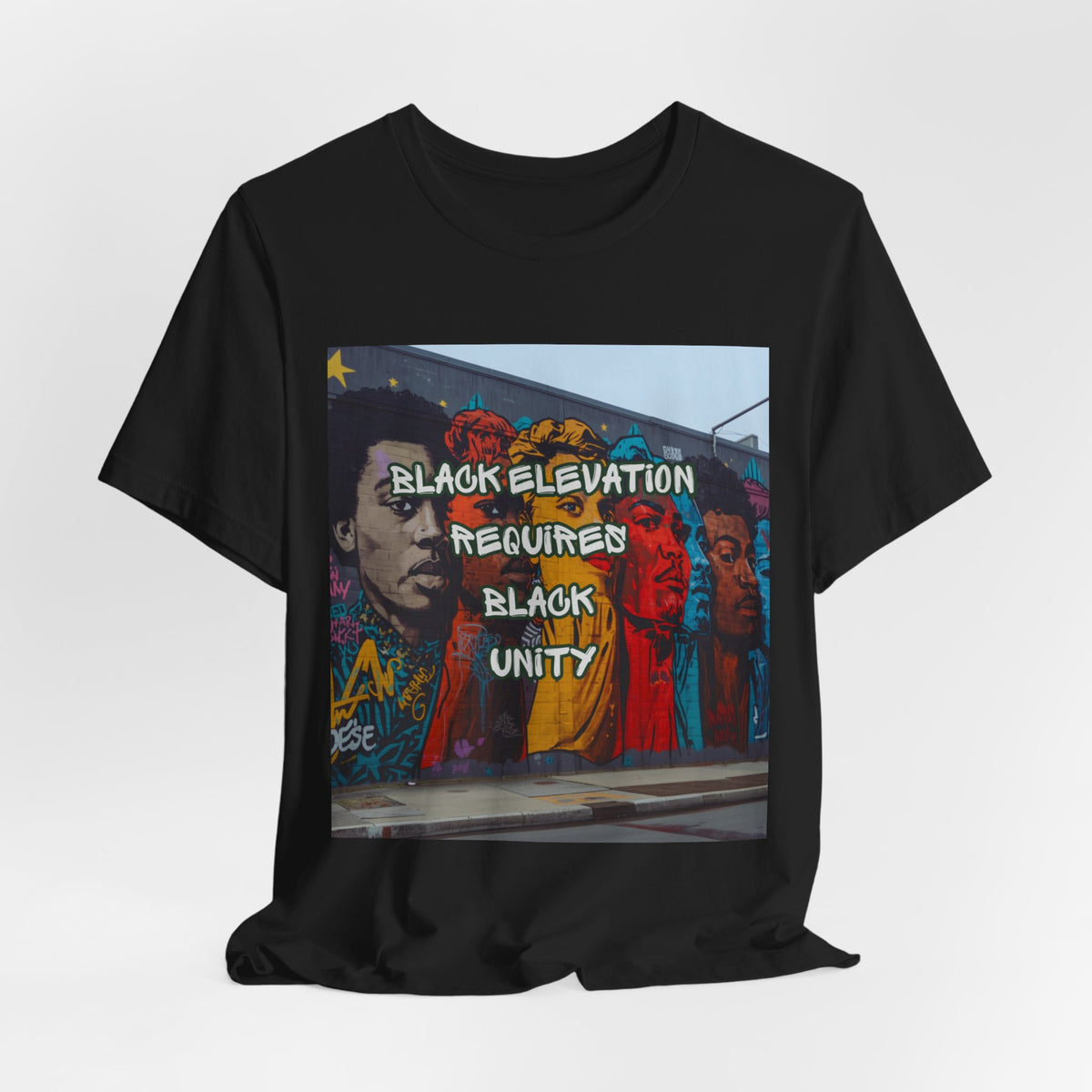 Black Elevation Required — Black Unity Graphic Tee