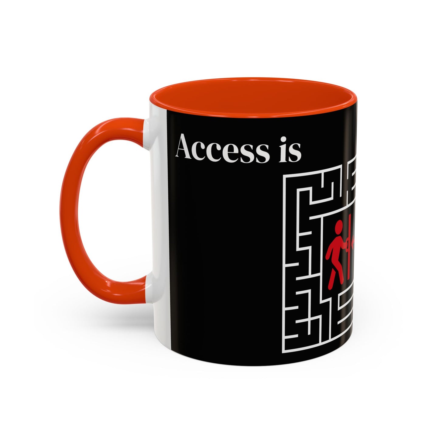 Strategy Maze Coffee Mug — 'The Strategy' Black Ceramic Mug (11oz/15oz)