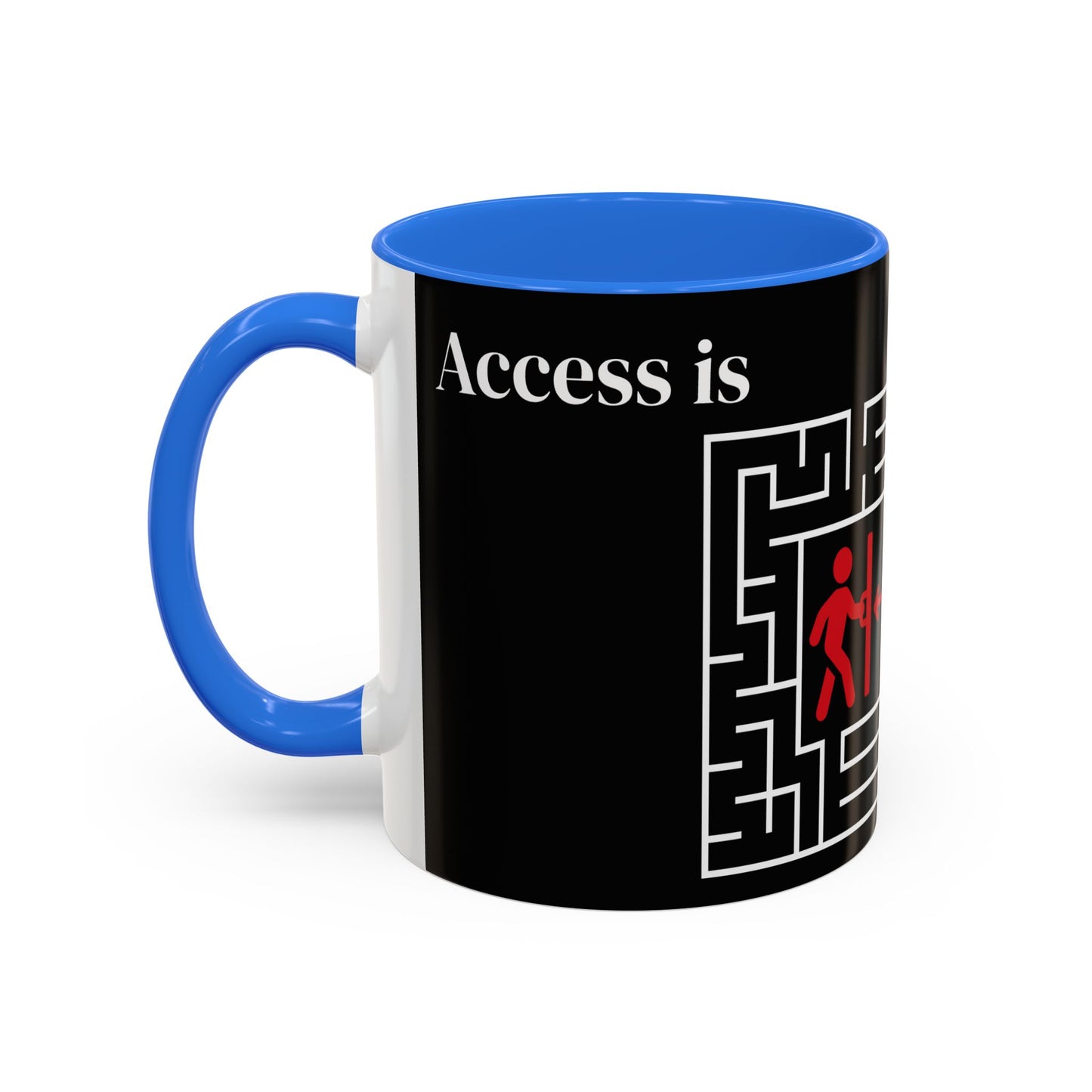 Strategy Maze Coffee Mug — 'The Strategy' Black Ceramic Mug (11oz/15oz)