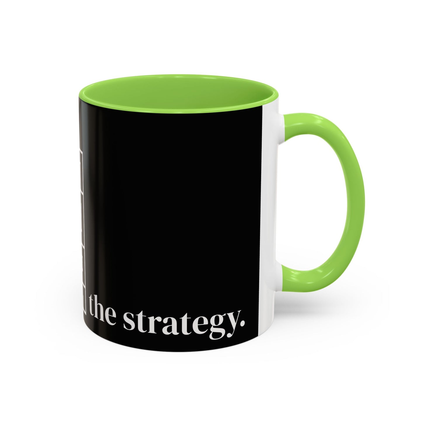 Strategy Maze Coffee Mug — 'The Strategy' Black Ceramic Mug (11oz/15oz)
