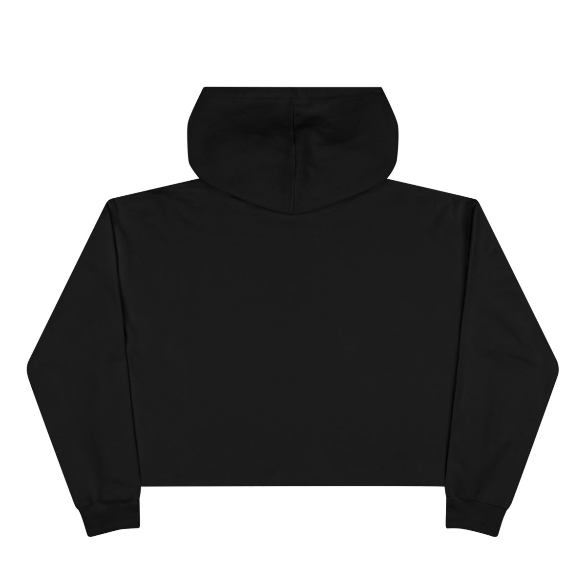 Cropped Hoodie — Vintage Portrait "Cut Off Anything Not Growing" Graphic