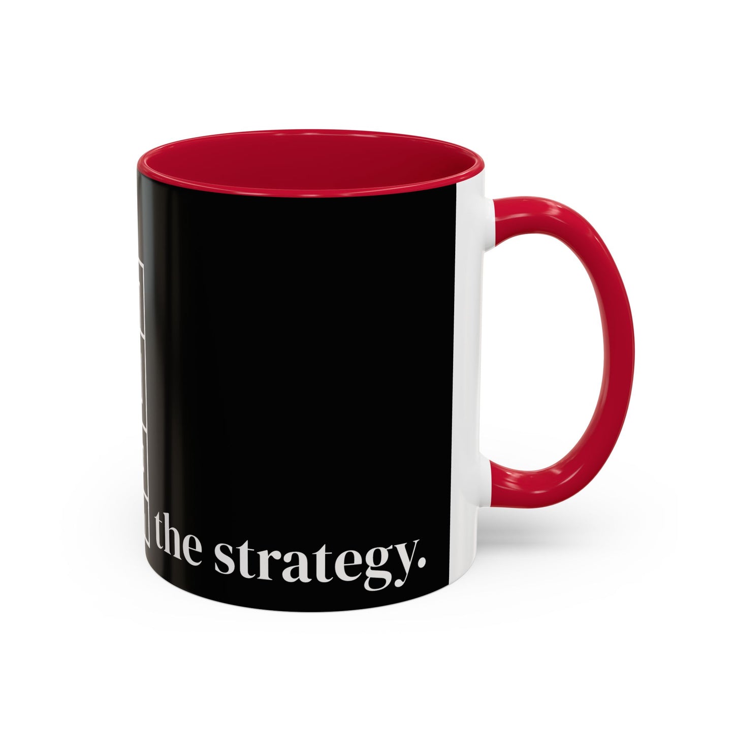Strategy Maze Coffee Mug — 'The Strategy' Black Ceramic Mug (11oz/15oz)