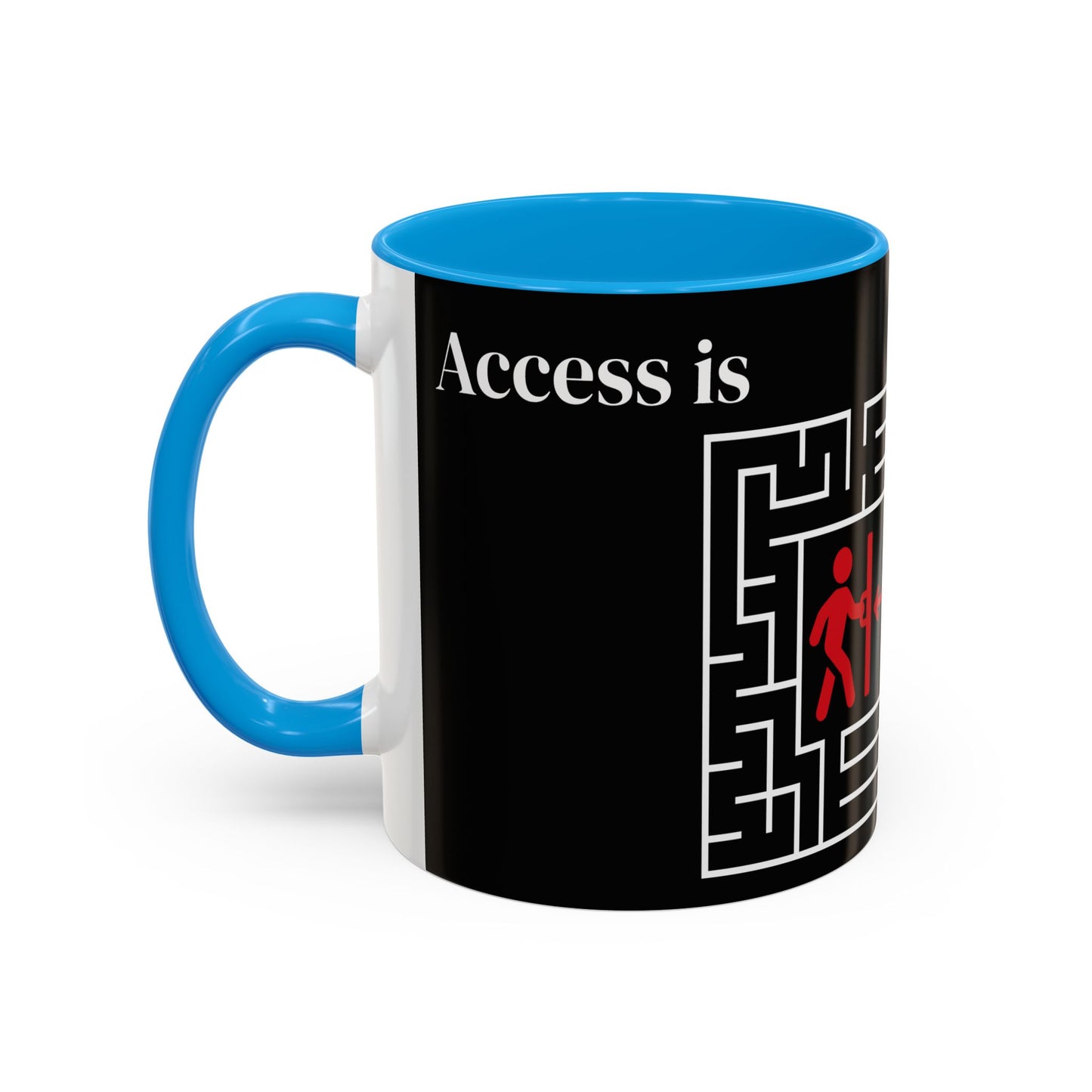 Strategy Maze Coffee Mug — 'The Strategy' Black Ceramic Mug (11oz/15oz)