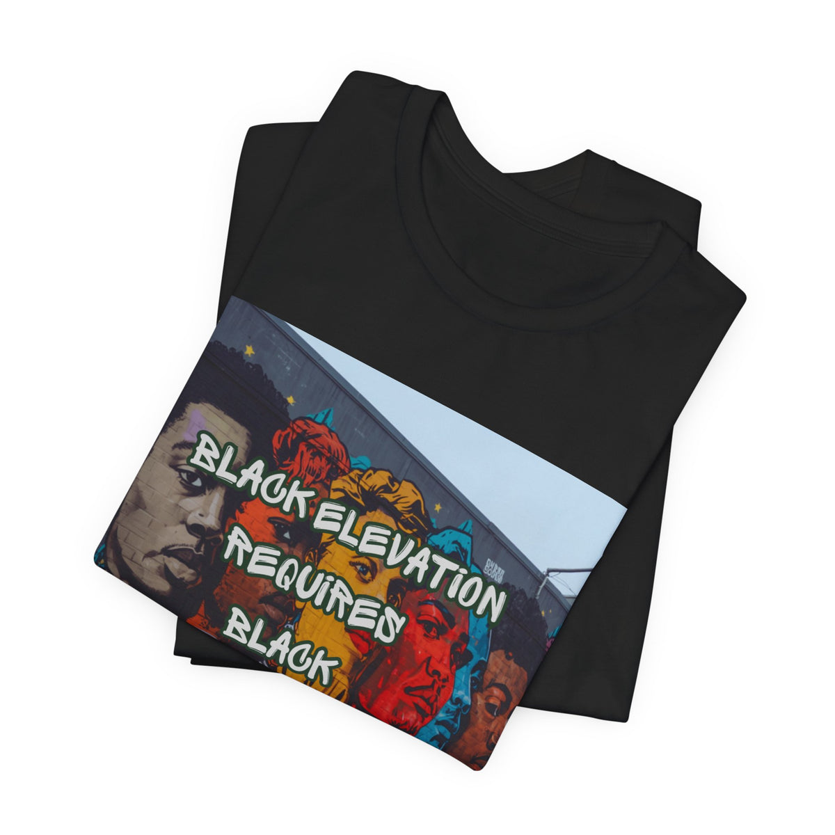 Black Elevation Required — Black Unity Graphic Tee