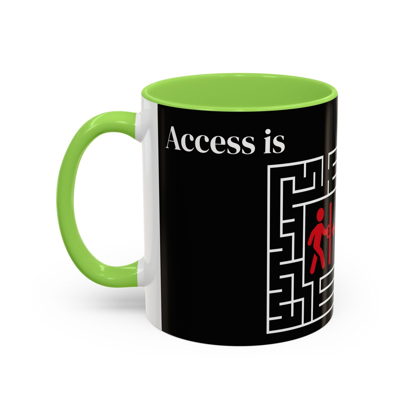 Strategy Maze Coffee Mug — 'The Strategy' Black Ceramic Mug (11oz/15oz)