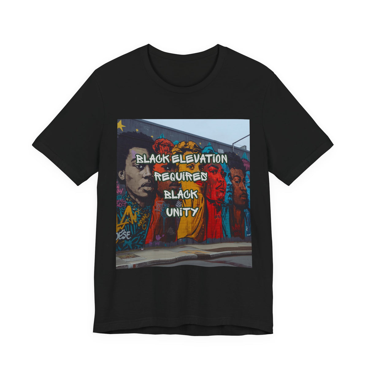 Black Elevation Required — Black Unity Graphic Tee