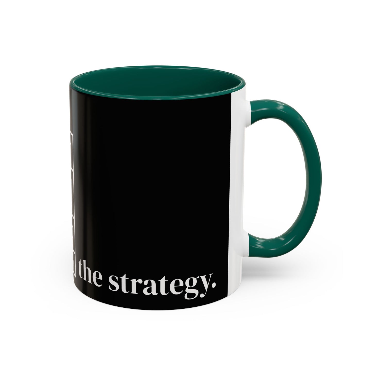 Strategy Maze Coffee Mug — 'The Strategy' Black Ceramic Mug (11oz/15oz)