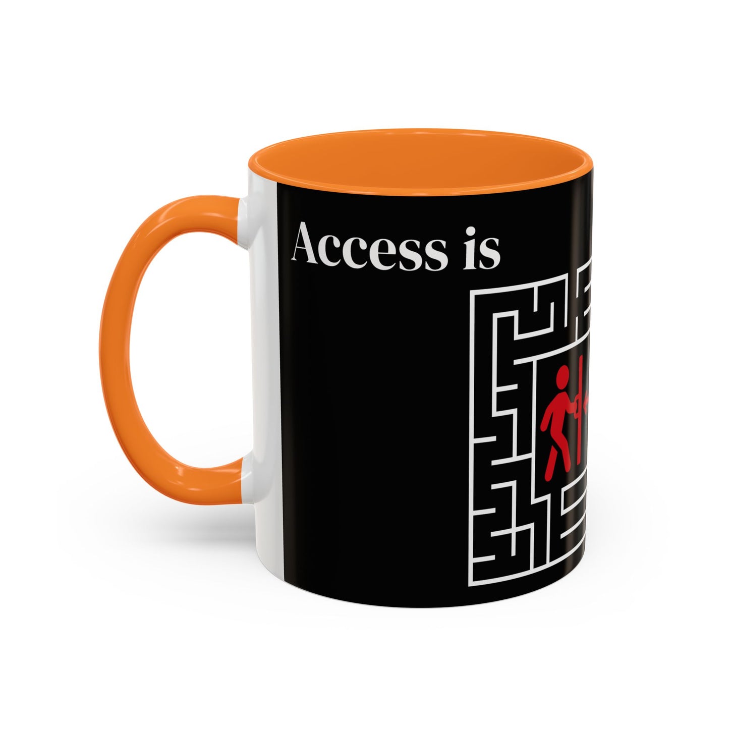 Strategy Maze Coffee Mug — 'The Strategy' Black Ceramic Mug (11oz/15oz)